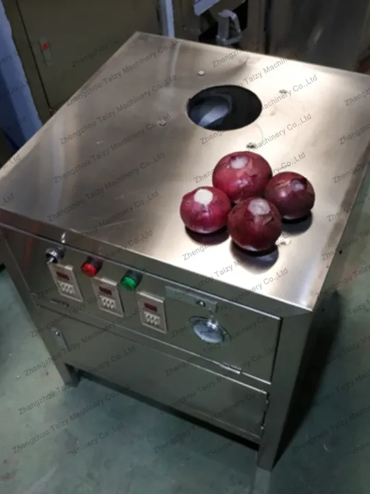 Onion peeler machine