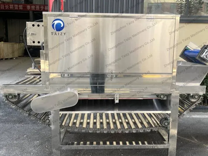 Máquina peladora de cebollas