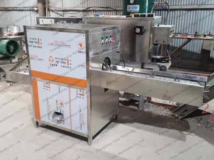 Equipo de corte de raíces de cebolla