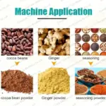 application of dried onion grinding machine