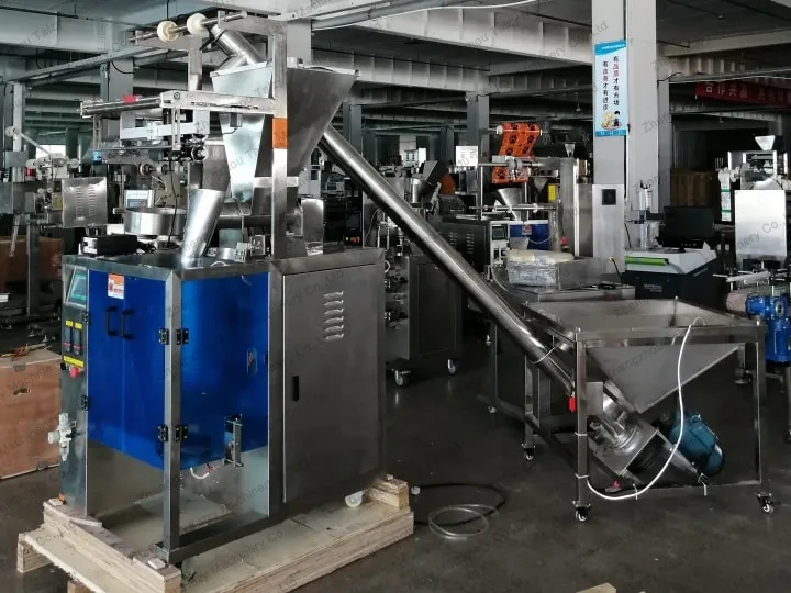 Onion Powder Packaging Machine 5 Flat push powder packaging machine