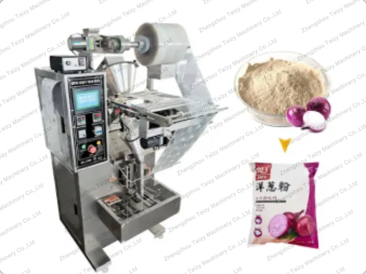 onion powder filling and packing machine