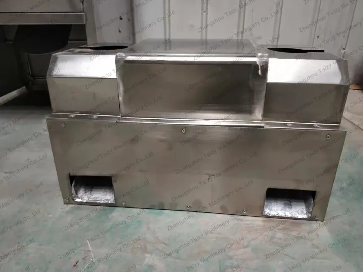 garlic root and steam cutting machine