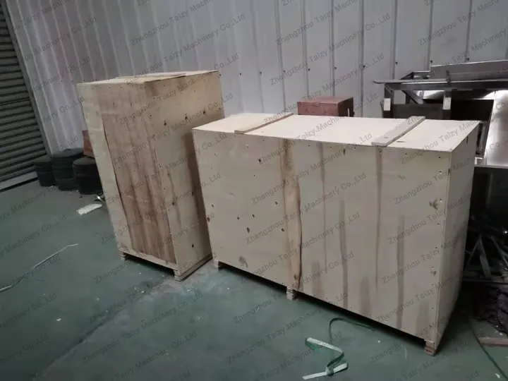 garlic root cutting machine package