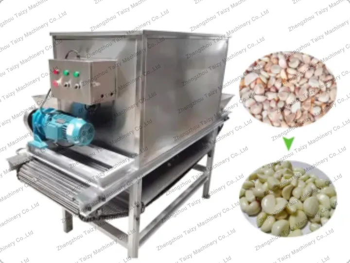 Automatic garlic peeling machine
