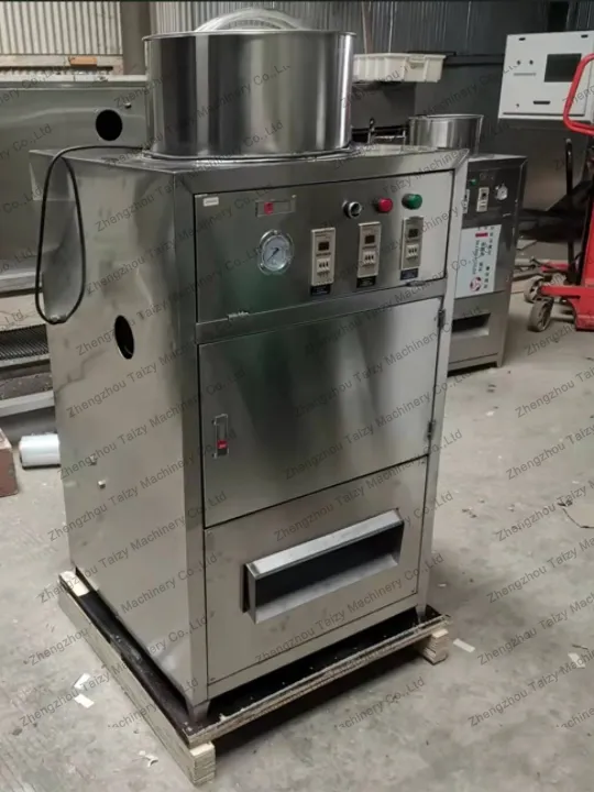 Vertical garlic peeling equipment