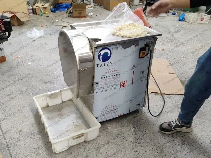 automatic garlic slicer