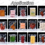 application of the garlic clove vacumm packing machine
