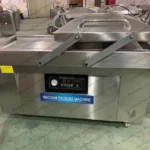 double-chamber vacuum packing machine for garlic