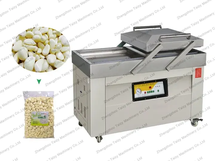 Garlic clove vacuum packing machine