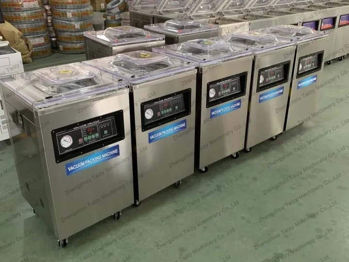 single-chamber vacuum packer for garlic